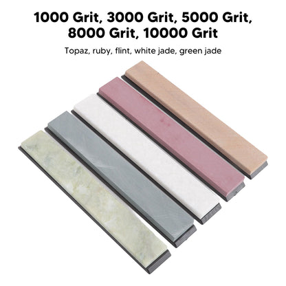 5Pcs Knife Sharpening Stone Knife Sharpener 1000 3000 5000 8000 10000 Grit for Home Kitchen Use V1294-YM0521-3118220309411