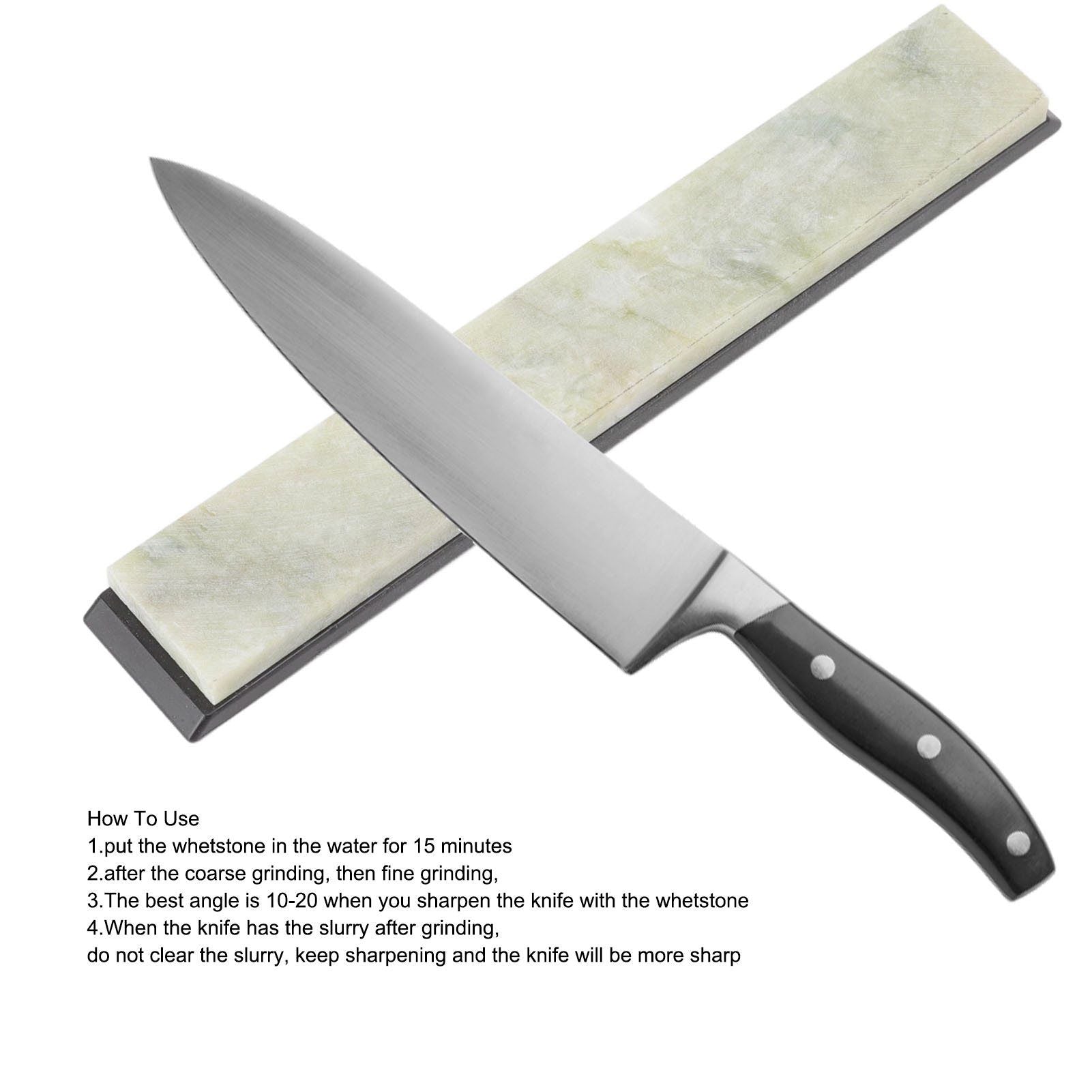 10000 Grit Knife Sharpening Stone Natural Green Jade Knife Sharpener Whetstone Kitchen Tools V1294-YM0521-3118220309511