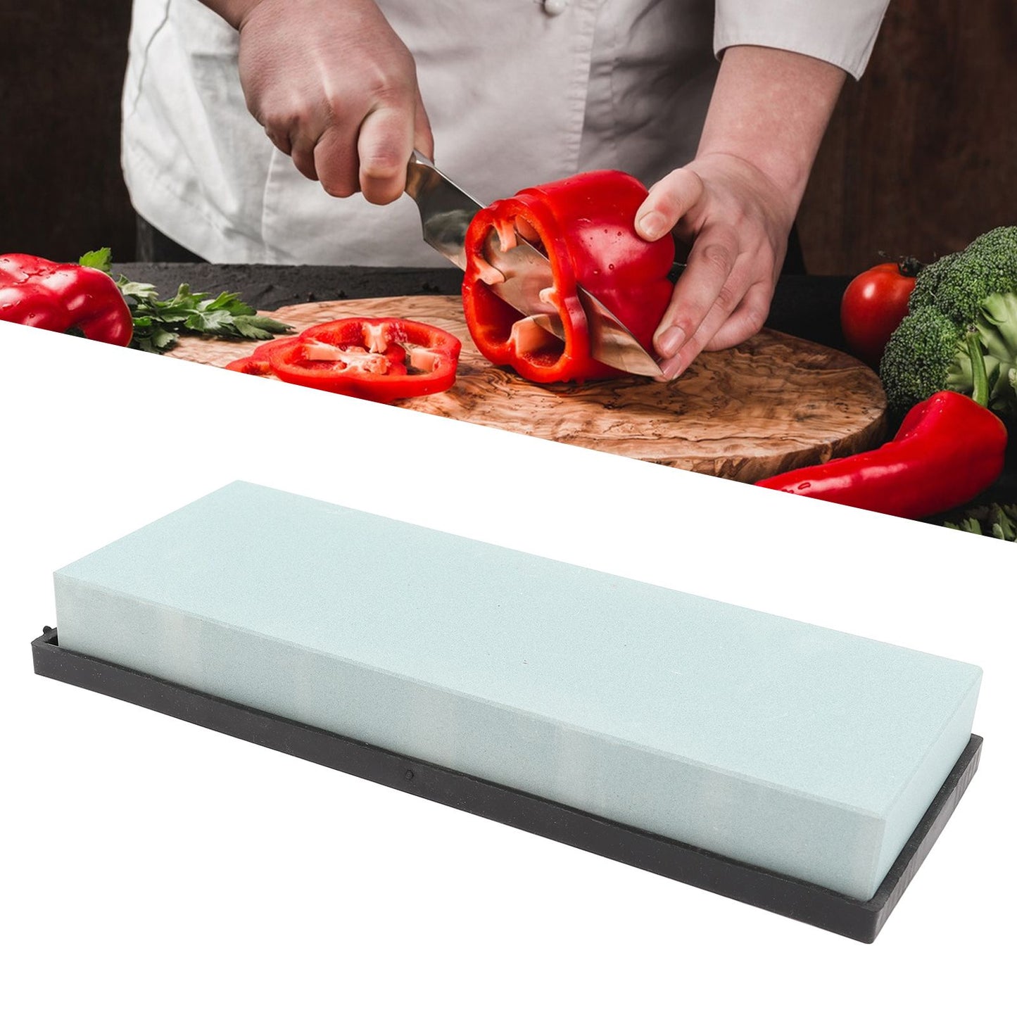 Knife Sharpening Stone 320 Grit Knife Sharpener for Scissors Chisels Axes Hand Tools Woodworking Tools V1294-YM0521-3118220310411