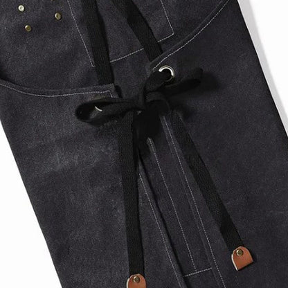 Work Apron Waterproof Breathable Adjustable Thickened Unisex Kitchen Apron with Pockets for BBQ Gardening V1294-YM0521-3118220312011