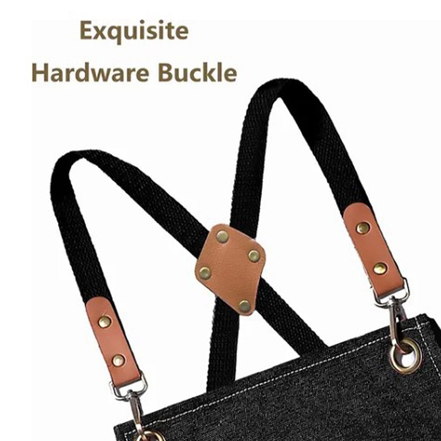 Work Apron Waterproof Breathable Adjustable Thickened Unisex Kitchen Apron with Pockets for BBQ Gardening V1294-YM0521-3118220312011