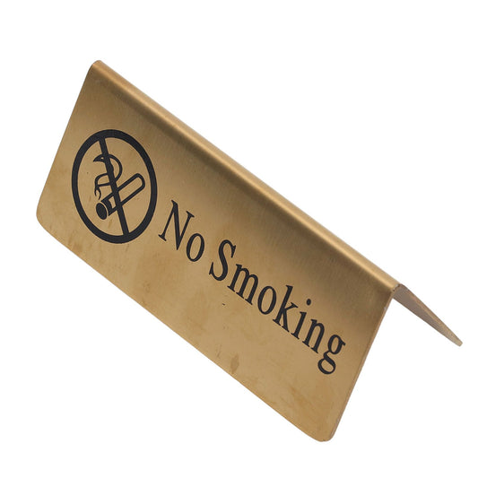 Metal Table Top Sign Strong Stainless Steel Double Sided Space Saving Gold Tabletop Sign for Party Wedding V1294-YM0521-3118220313112