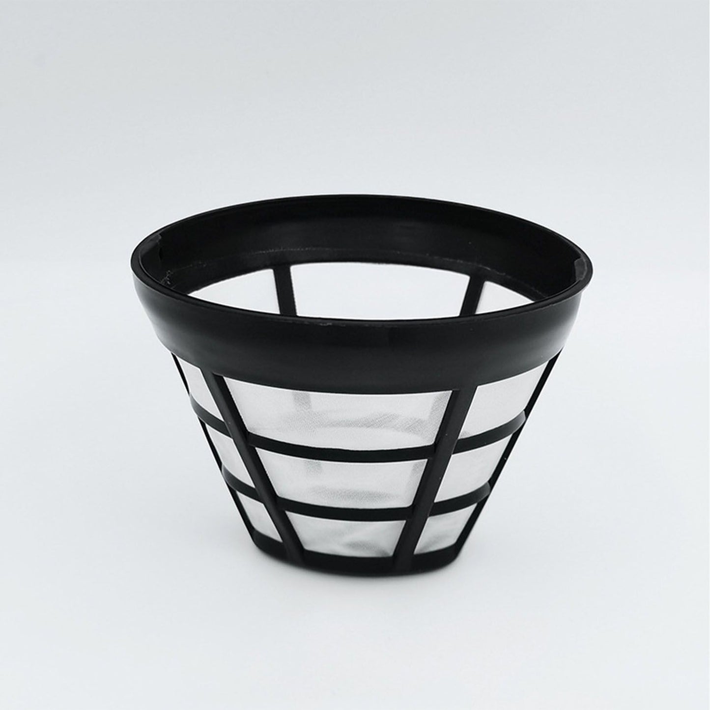 2PCS Reusable Coffee Filter Stainless Steel Nylon Effective Filtering Permanent Cone Coffee Maker Filter for V1294-YM0521-3118220316911