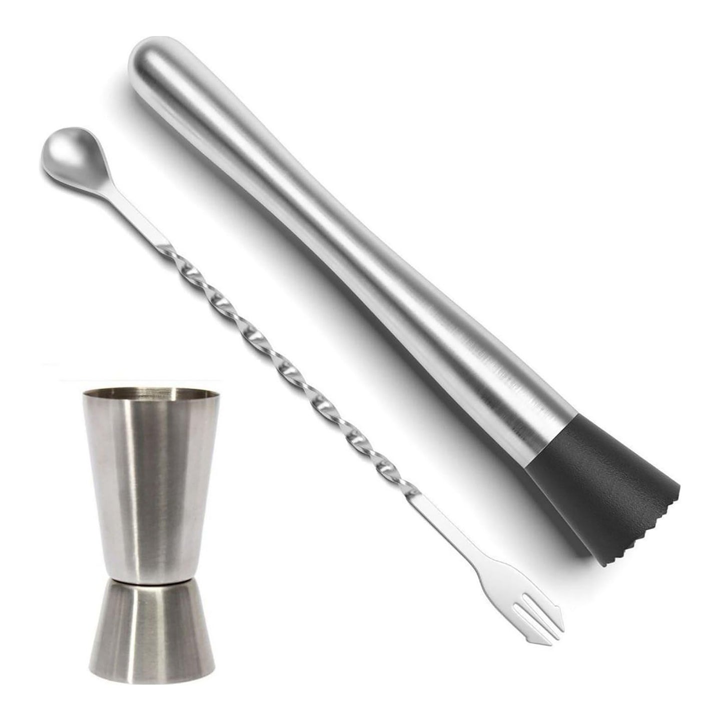 Stainless Steel Crushed Popsicle Mixing Stick Fruit Muddle Pestle Wine Supplies for Barware Tool V1294-YM0521-3118220319311