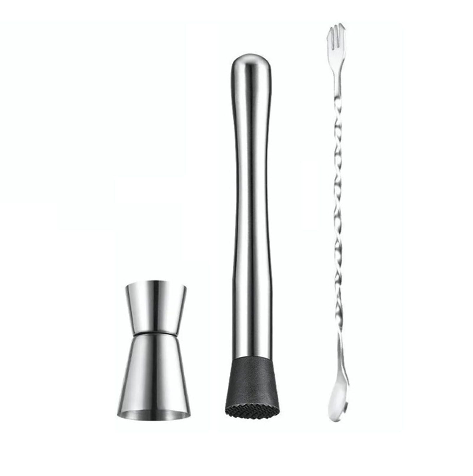 Stainless Steel Crushed Popsicle Mixing Stick Fruit Muddle Pestle Wine Supplies for Barware Tool V1294-YM0521-3118220319311