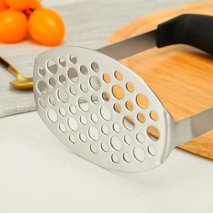 Stainless Steel Potato Masher Home Manual Potato Press Kitchen Sweet Potato Mud Mash Tool V1294-YM0521-3118220322811