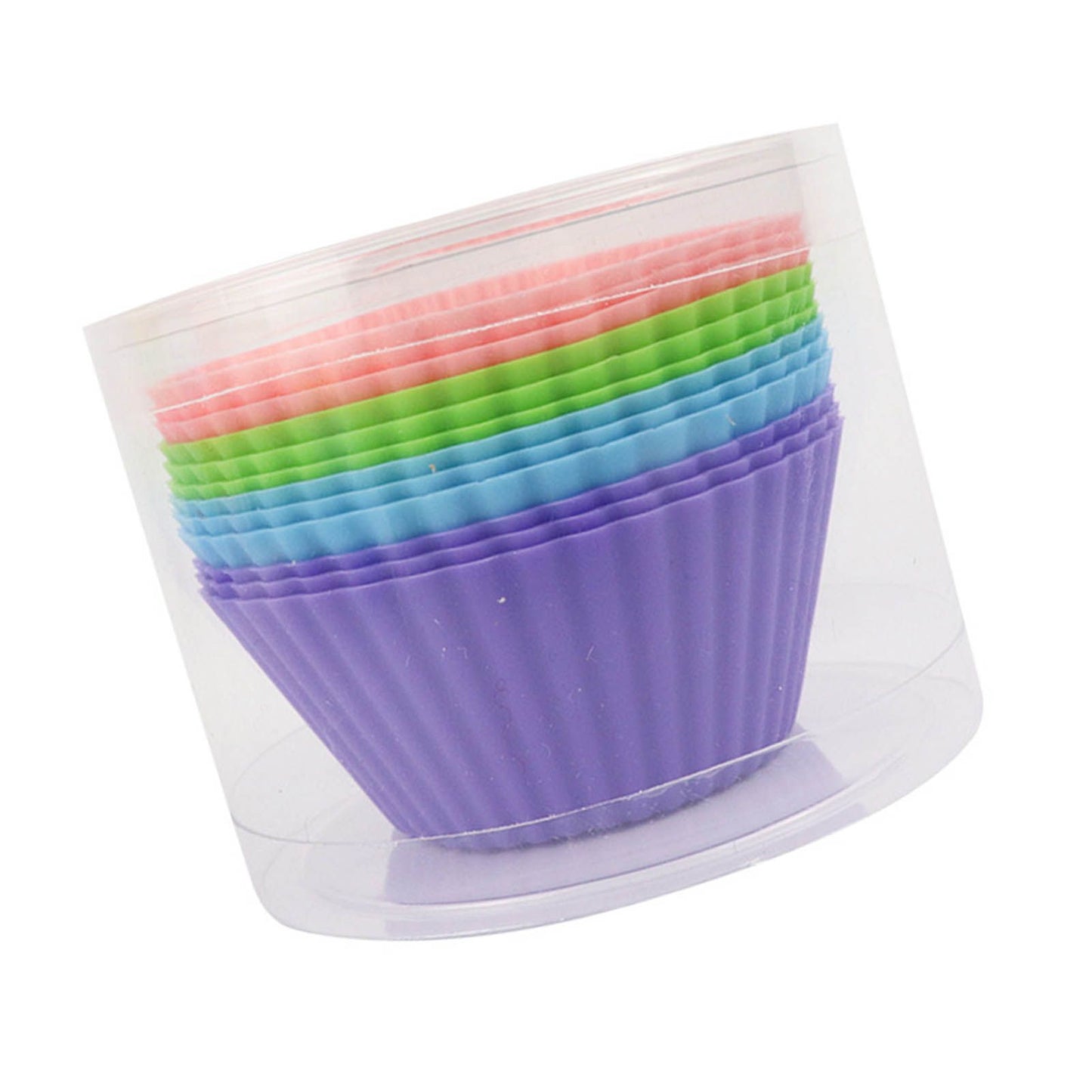 12pcs Silicone Baking Cups High Temperature Resistant Food Grade Silicone Muffin Cups for Party V1294-YM0521-3118220324311