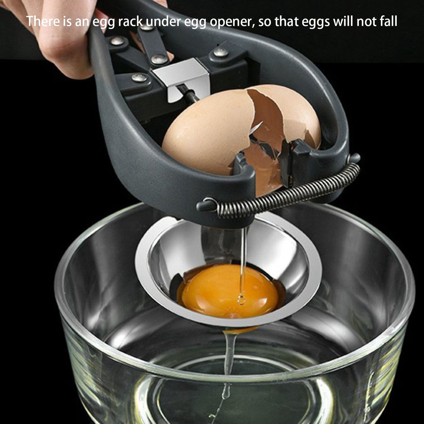 Stainless Steel Egg Opener Egg Yolk White Separator Tool Household Kitchen Gadgets V1294-YM0521-3118220327411