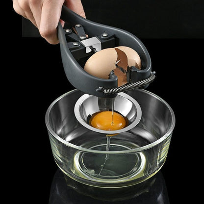 Stainless Steel Egg Opener Egg Yolk White Separator Tool Household Kitchen Gadgets V1294-YM0521-3118220327411