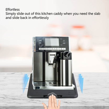 Coffee Machine Sliding Tray Home Quadrate Stretching Base Coffee Maker Moving Board V1294-YM0521-3118220328111