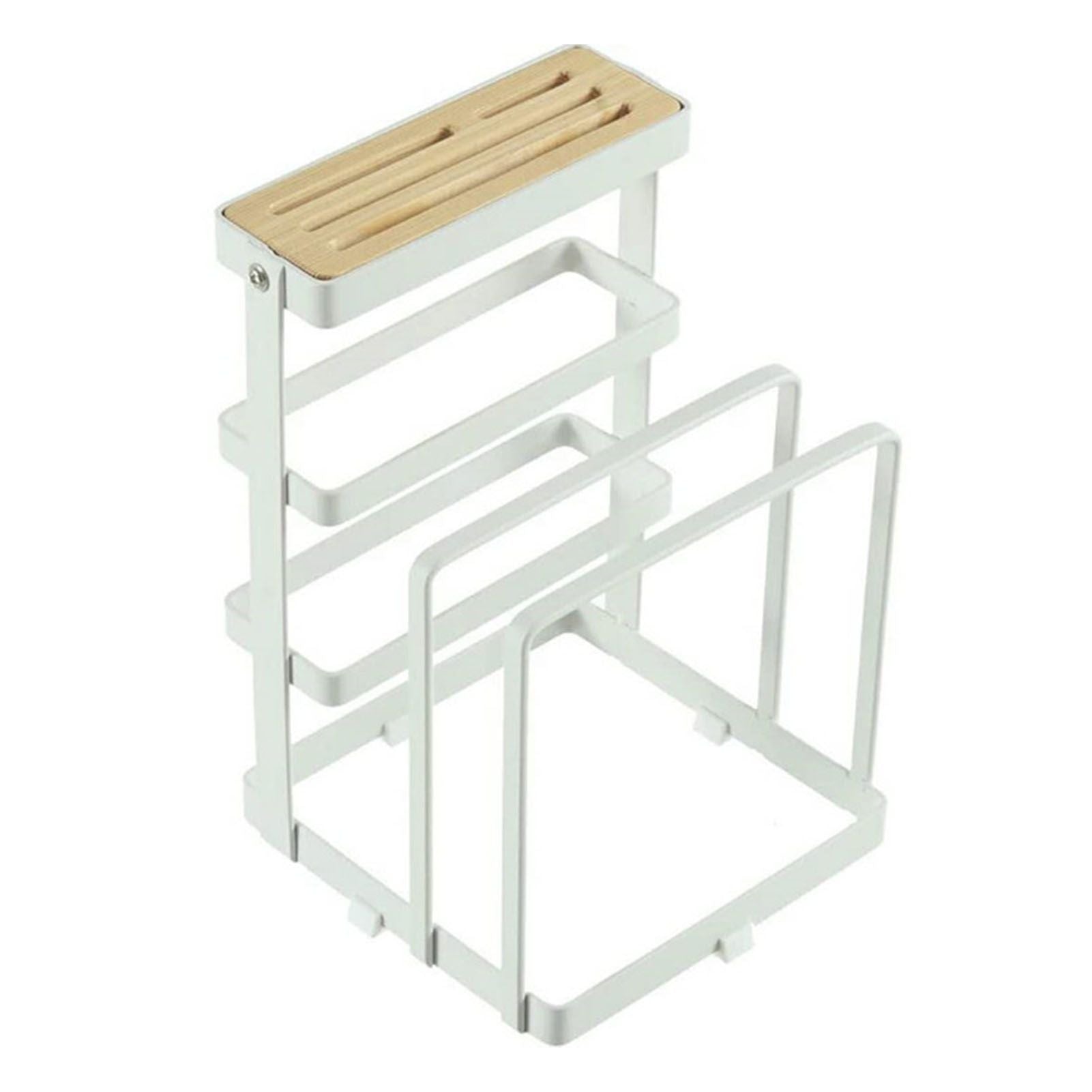 Knife Cutting Board Holder Multifunctional Pot Lid Knife Block Cutting Board Organizer for Kitchen Supplies V1294-YM0521-3118220328411
