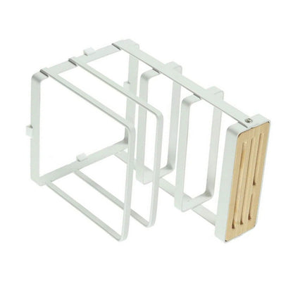 Knife Cutting Board Holder Multifunctional Pot Lid Knife Block Cutting Board Organizer for Kitchen Supplies V1294-YM0521-3118220328411