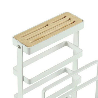 Knife Cutting Board Holder Multifunctional Pot Lid Knife Block Cutting Board Organizer for Kitchen Supplies V1294-YM0521-3118220328411