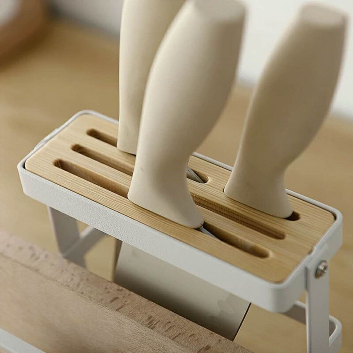 Knife Cutting Board Holder Multifunctional Pot Lid Knife Block Cutting Board Organizer for Kitchen Supplies V1294-YM0521-3118220328411