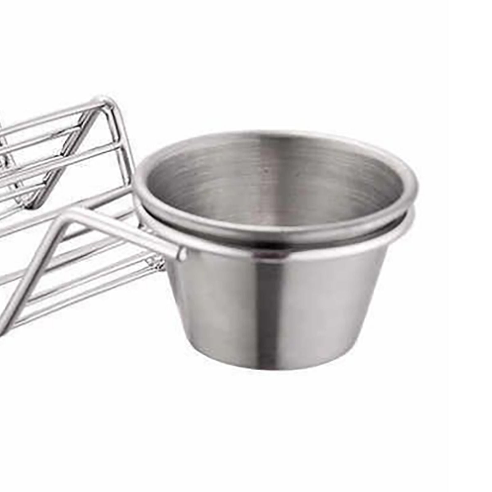 Taco Stand Stainless Steel 3 Grid V Shaped Glossy Taco Holder Rack for Kitchen Home with Double Side Sauce V1294-YM0521-3118220329312