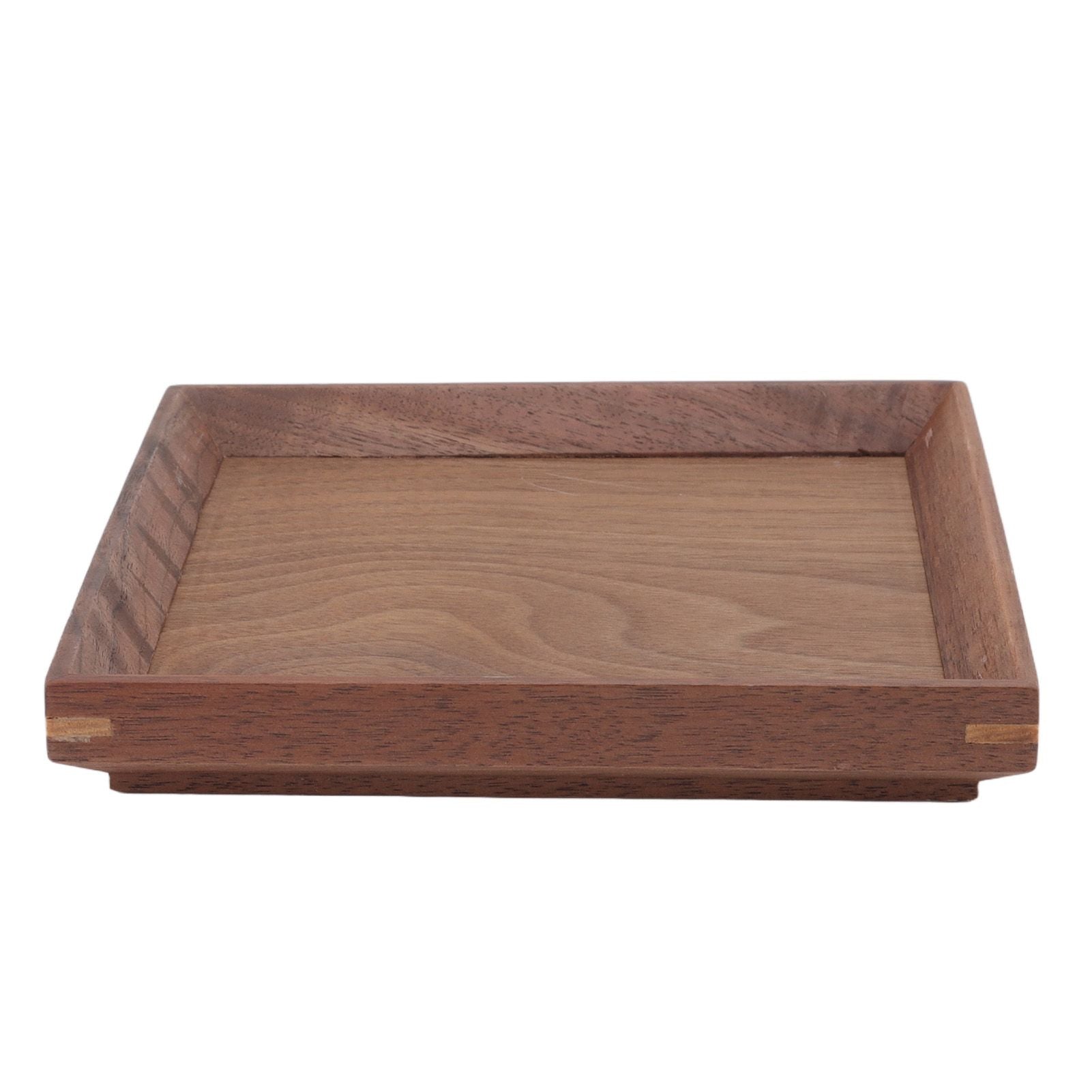 Black Walnut Tray Simple Fashion Serving Tray Serve Tea Fruit Cheese Wine Or Meals Small Square V1294-YM0521-3118220336911