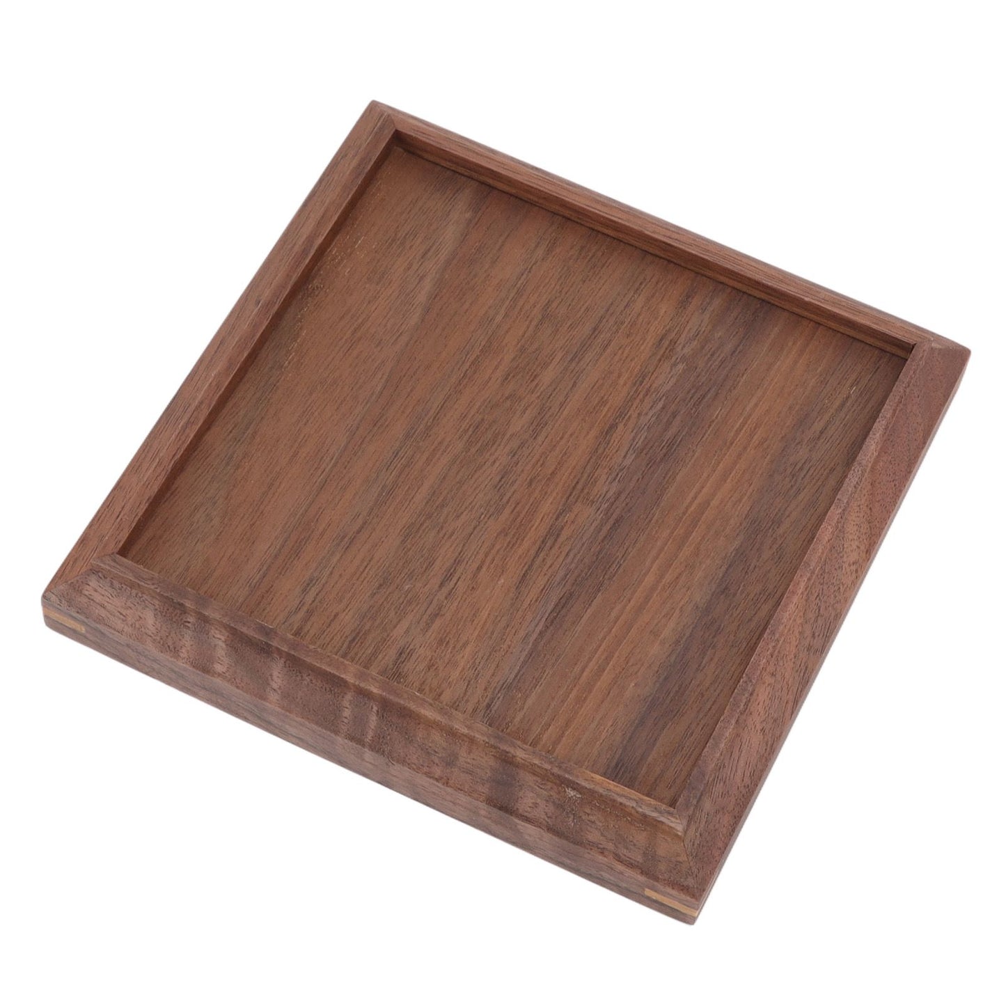 Black Walnut Tray Simple Fashion Serving Tray Serve Tea Fruit Cheese Wine Or Meals Small Square V1294-YM0521-3118220336911