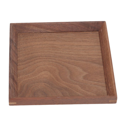 Black Walnut Tray Simple Fashion Serving Tray Serve Tea Fruit Cheese Wine Or Meals Small Square V1294-YM0521-3118220336911