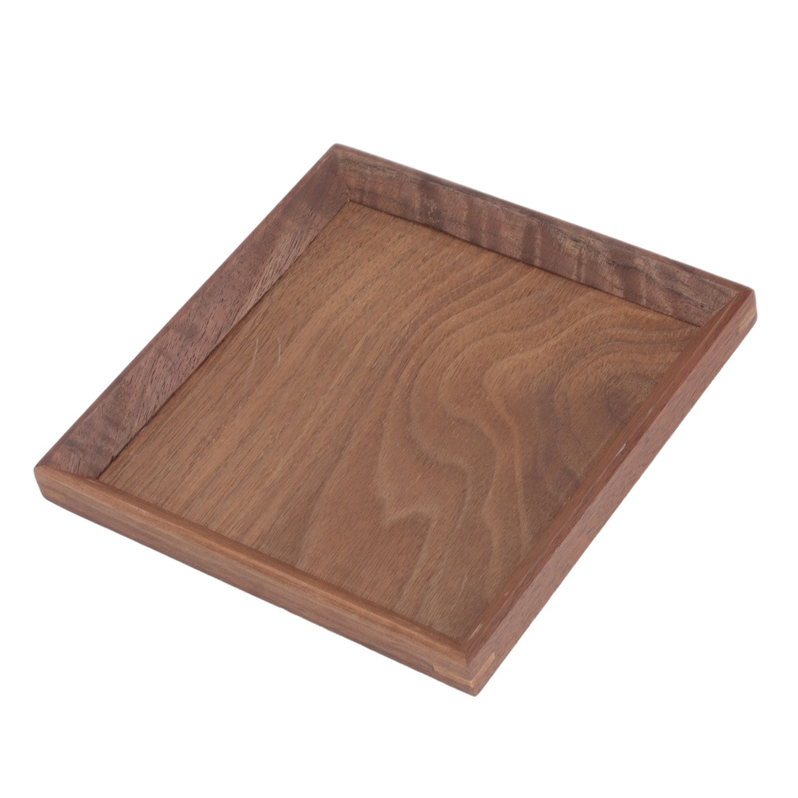 Black Walnut Tray Simple Fashion Serving Tray Serve Tea Fruit Cheese Wine Or Meals Small Square V1294-YM0521-3118220336911