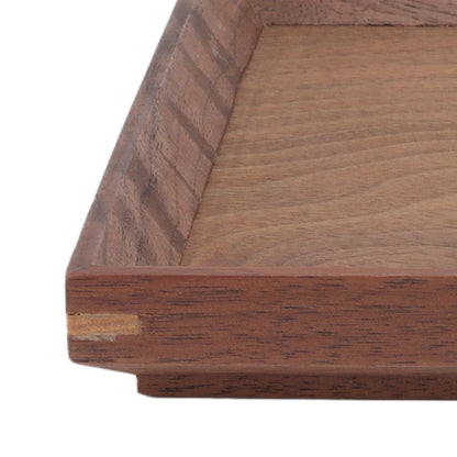 Black Walnut Tray Simple Fashion Serving Tray Serve Tea Fruit Cheese Wine Or Meals Small Square V1294-YM0521-3118220336911
