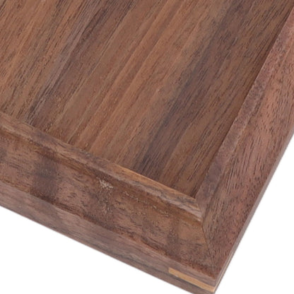 Black Walnut Tray Simple Fashion Serving Tray Serve Tea Fruit Cheese Wine Or Meals Small Square V1294-YM0521-3118220336911
