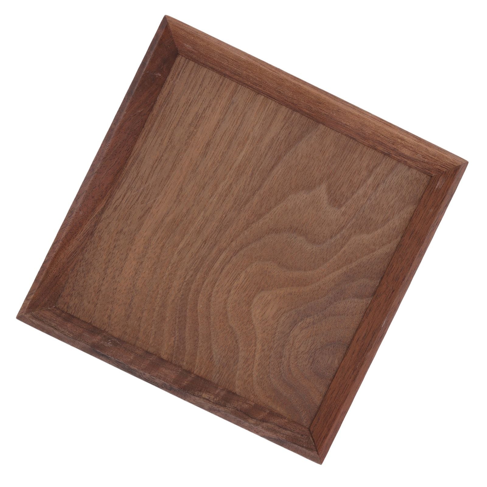 Black Walnut Tray Simple Fashion Serving Tray Serve Tea Fruit Cheese Wine Or Meals Small Square V1294-YM0521-3118220336911