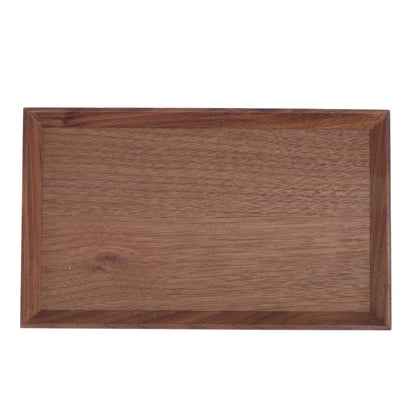 Black Walnut Tray Simple Fashion Serving Tray Serve Tea Fruit Cheese Wine Or Meals Small Rectangle V1294-YM0521-3118220336913