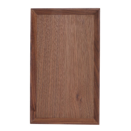 Black Walnut Tray Simple Fashion Serving Tray Serve Tea Fruit Cheese Wine Or Meals Small Rectangle V1294-YM0521-3118220336913