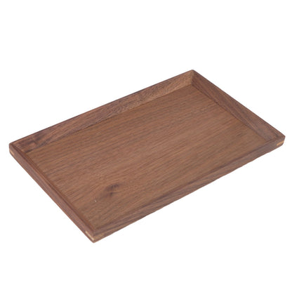 Black Walnut Tray Simple Fashion Serving Tray Serve Tea Fruit Cheese Wine Or Meals Small Rectangle V1294-YM0521-3118220336913