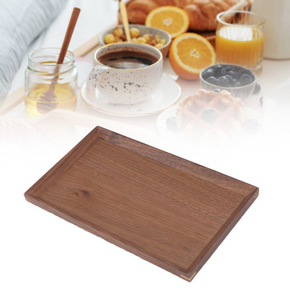 Black Walnut Tray Simple Fashion Serving Tray Serve Tea Fruit Cheese Wine Or Meals Small Rectangle V1294-YM0521-3118220336913