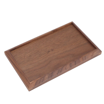 Black Walnut Tray Simple Fashion Serving Tray Serve Tea Fruit Cheese Wine Or Meals Small Rectangle V1294-YM0521-3118220336913