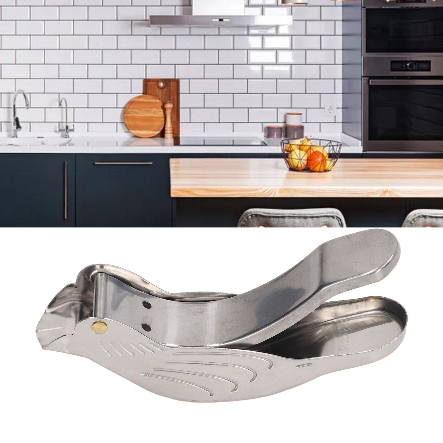 Manual Lemon Juicer 304 Stainless Steel Lemon Lime Squeezer Orange Citrus Press Juicer Kitchen Tools Bird V1294-YM0521-3118220337311