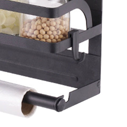 Refrigerator Magnetic Storage Shelf Organizer Strong Magnetic Spice Rack for Refrigerator B Style Single Layer V1294-YM0521-3118220339811