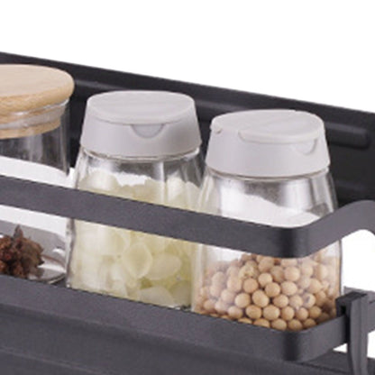 Refrigerator Magnetic Storage Shelf Organizer Strong Magnetic Spice Rack for Refrigerator B Style Single Layer V1294-YM0521-3118220339811