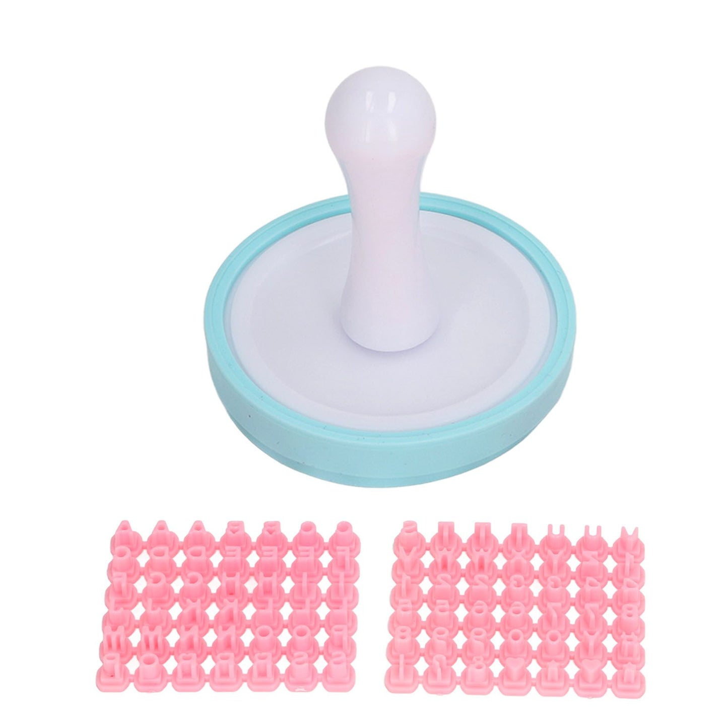 Letter Cookie Stamps Safe Flexible Alphabet Shape DIY Biscuit Cake Mold for Baking Tool V1294-YM0521-3118220347511