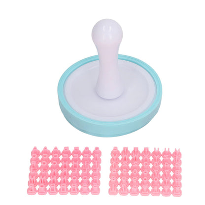 Letter Cookie Stamps Safe Flexible Alphabet Shape DIY Biscuit Cake Mold for Baking Tool V1294-YM0521-3118220347511