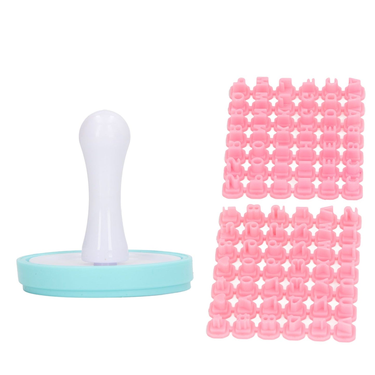 Letter Cookie Stamps Safe Flexible Alphabet Shape DIY Biscuit Cake Mold for Baking Tool V1294-YM0521-3118220347511