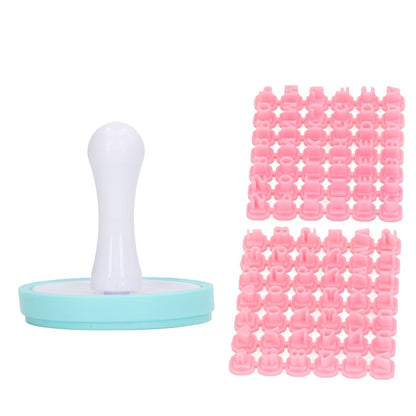 Letter Cookie Stamps Safe Flexible Alphabet Shape DIY Biscuit Cake Mold for Baking Tool V1294-YM0521-3118220347511