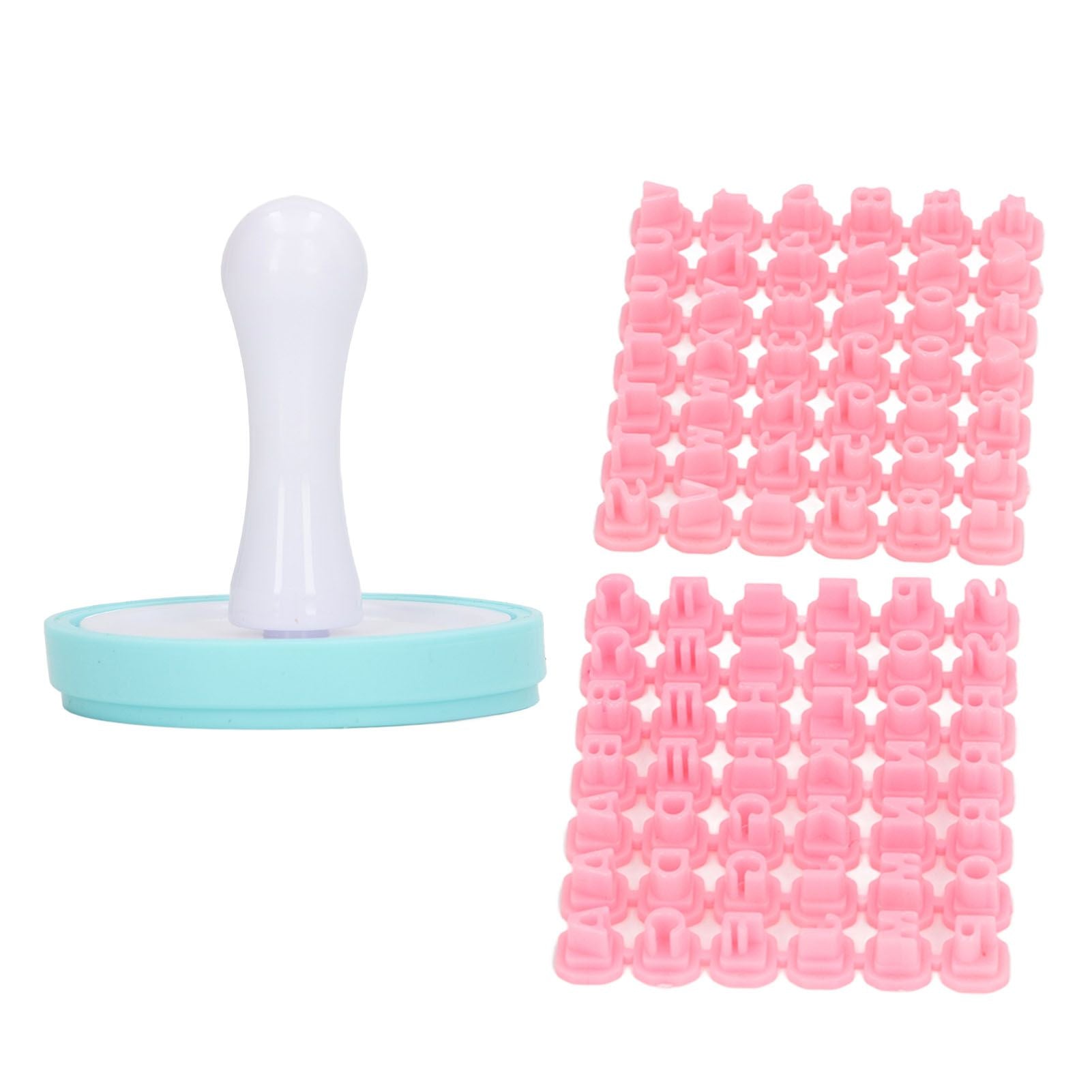 Letter Cookie Stamps Safe Flexible Alphabet Shape DIY Biscuit Cake Mold for Baking Tool V1294-YM0521-3118220347511
