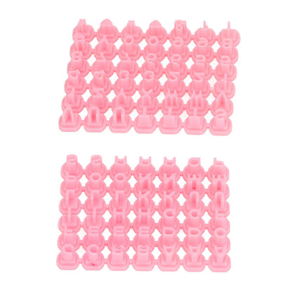 Letter Cookie Stamps Safe Flexible Alphabet Shape DIY Biscuit Cake Mold for Baking Tool V1294-YM0521-3118220347511