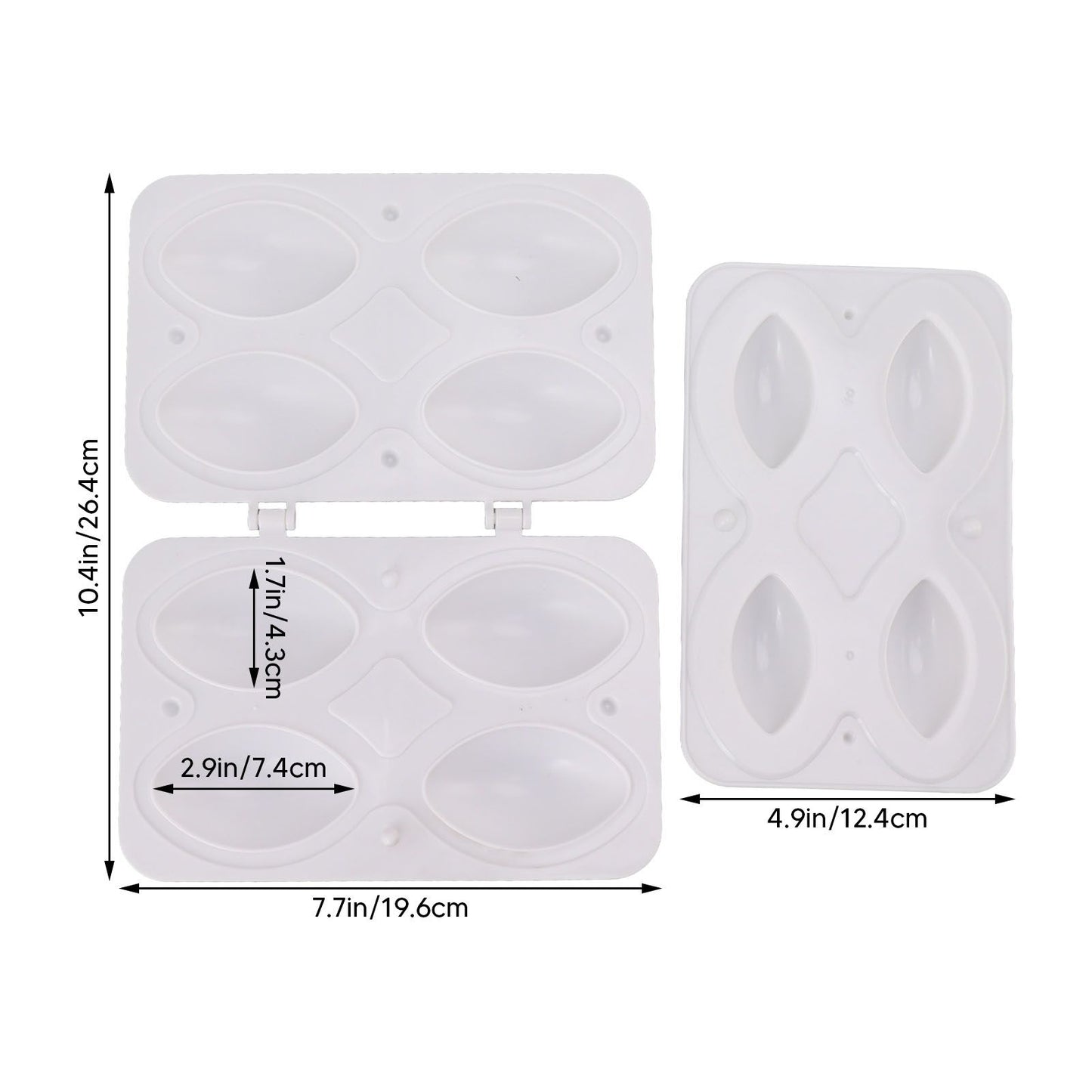 Meatball Making Mold ABS Meatloaf Maker Press Tool Dishwasher Safe Meatball Maker for Kitchen DIY Four Grids V1294-YM0521-3118230002711