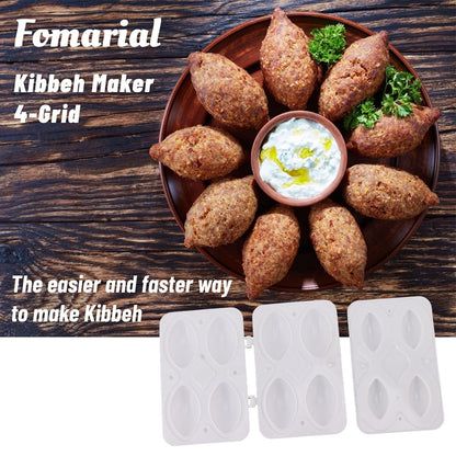 Meatball Making Mold ABS Meatloaf Maker Press Tool Dishwasher Safe Meatball Maker for Kitchen DIY Four Grids V1294-YM0521-3118230002711