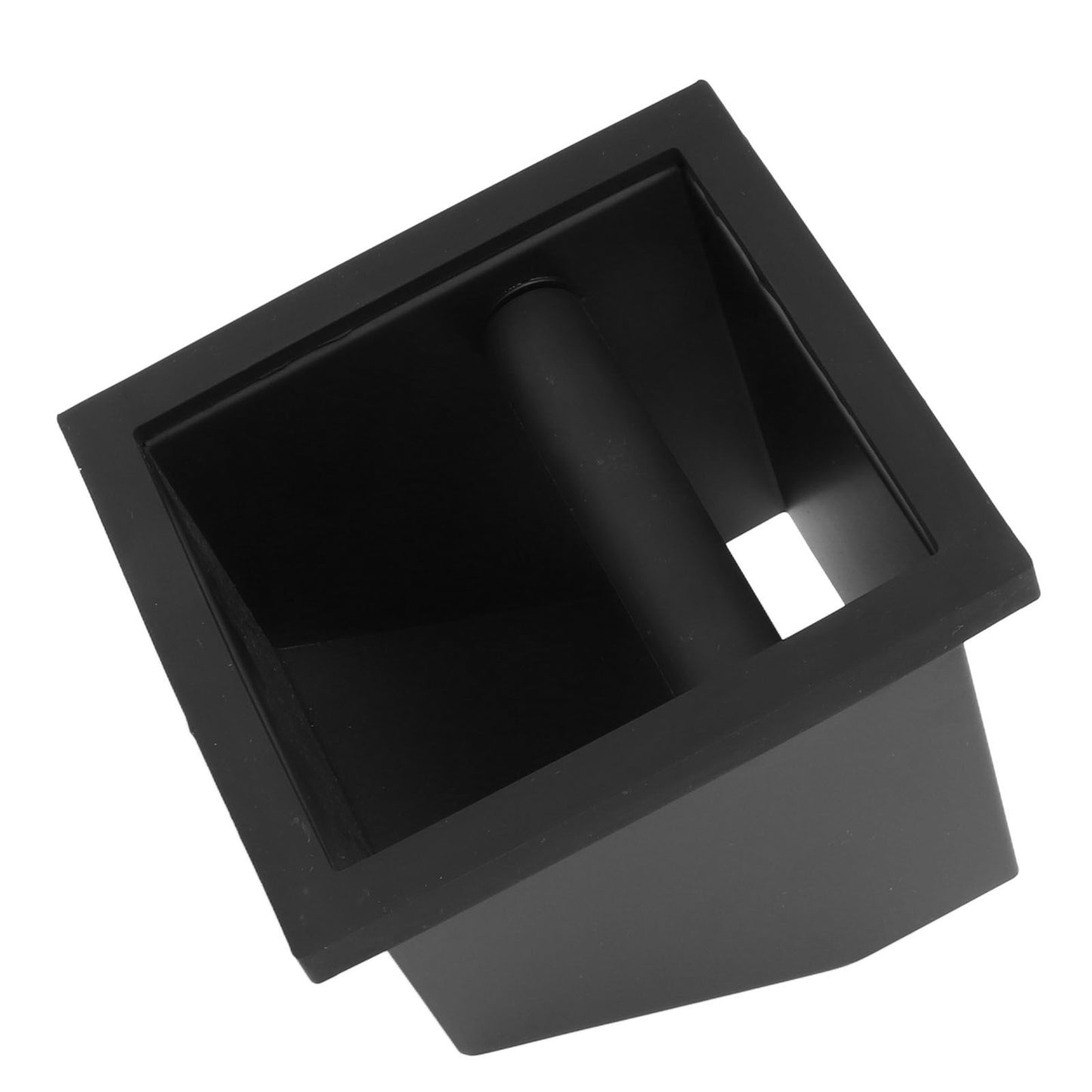 Coffee Knock Box Embedded Bottomless Coffee Knocking Slag Bucket Cafe Bar Powder Grounds Box Black V1294-YM0521-3118230004411