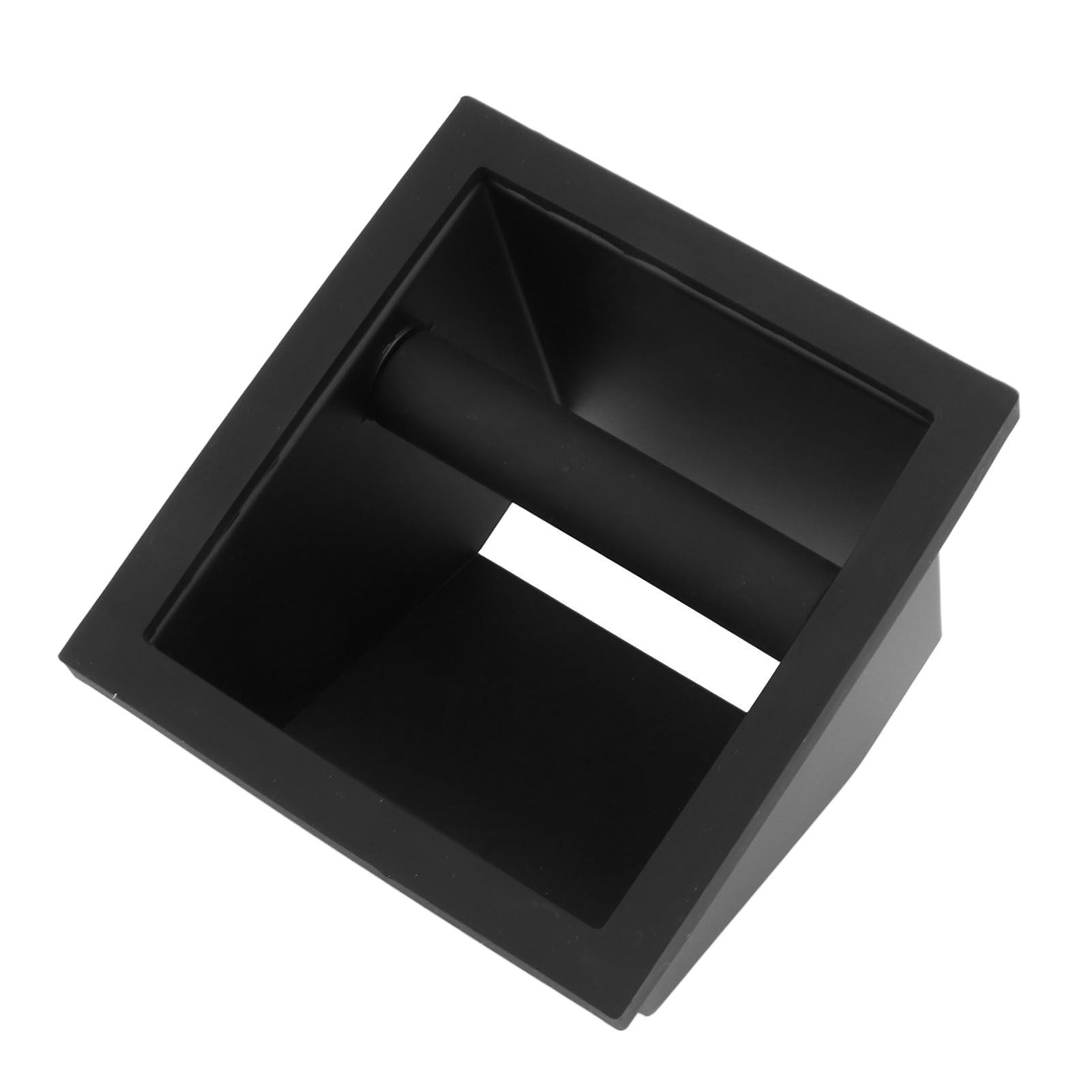 Coffee Knock Box Embedded Bottomless Coffee Knocking Slag Bucket Cafe Bar Powder Grounds Box Black V1294-YM0521-3118230004411