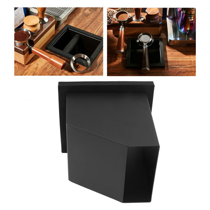 Coffee Knock Box Embedded Bottomless Coffee Knocking Slag Bucket Cafe Bar Powder Grounds Box Black V1294-YM0521-3118230004411
