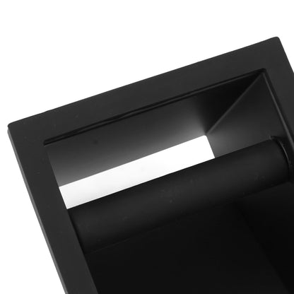 Coffee Knock Box Embedded Bottomless Coffee Knocking Slag Bucket Cafe Bar Powder Grounds Box Black V1294-YM0521-3118230004411