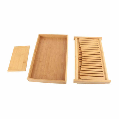Bamboo Foldable Bread Slicing Guide Toast Loaf Cutting Guide Slicing Maker Kitchen DIY Baking Pastry Tools V1294-YM0521-3118230006411