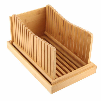 Bamboo Foldable Bread Slicing Guide Toast Loaf Cutting Guide Slicing Maker Kitchen DIY Baking Pastry Tools V1294-YM0521-3118230006411