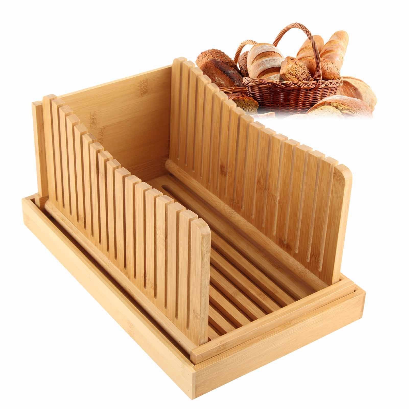 Bamboo Foldable Bread Slicing Guide Toast Loaf Cutting Guide Slicing Maker Kitchen DIY Baking Pastry Tools V1294-YM0521-3118230006411