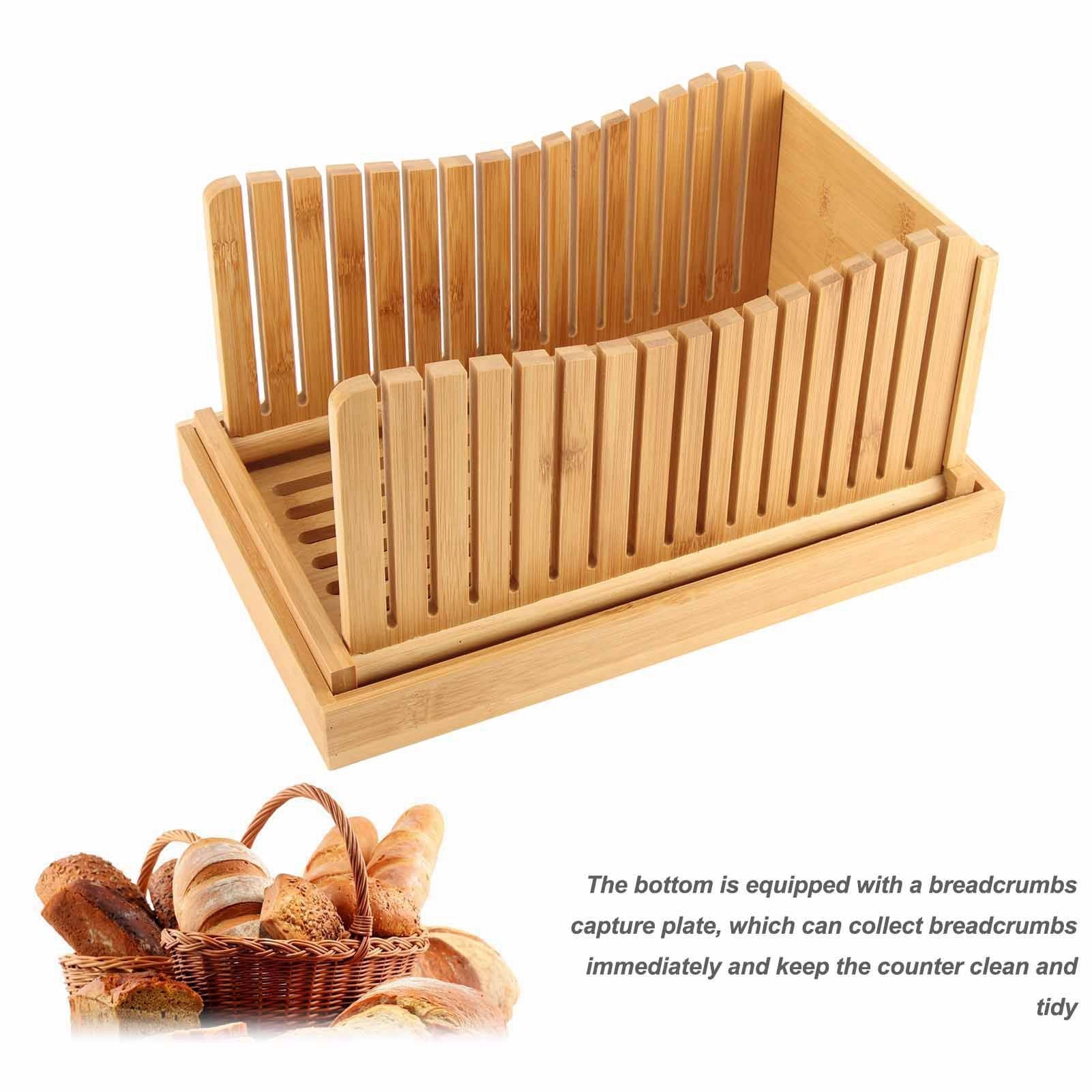 Bamboo Foldable Bread Slicing Guide Toast Loaf Cutting Guide Slicing Maker Kitchen DIY Baking Pastry Tools V1294-YM0521-3118230006411